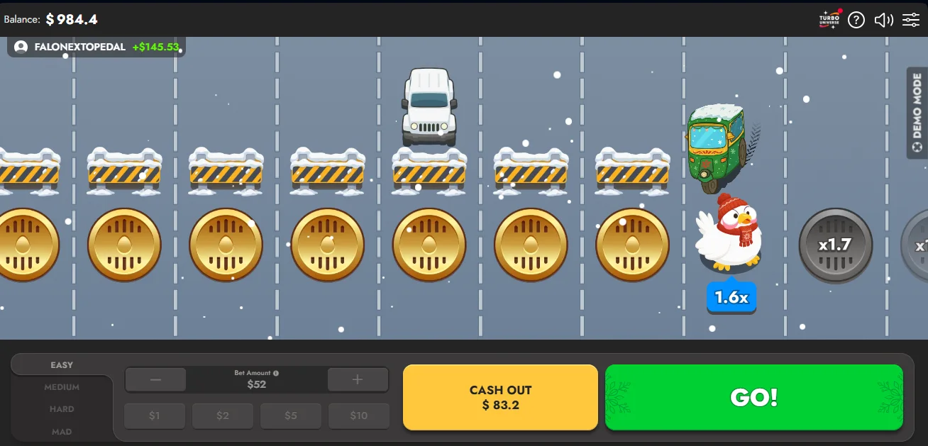 Chicken Route Demo Jogo
