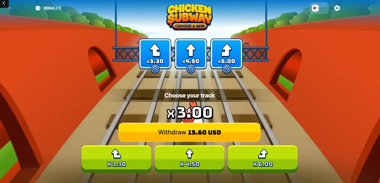 Chicken Subway Demo Jogo
