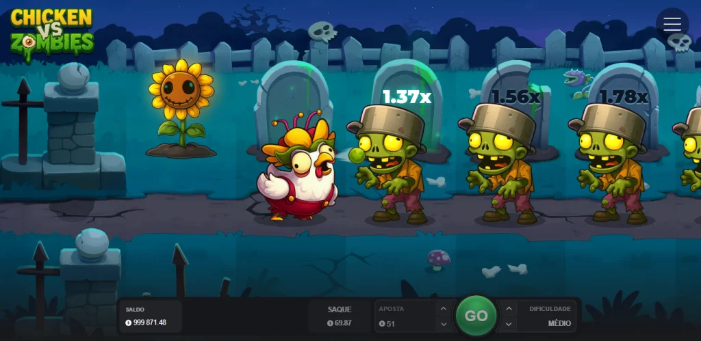 Demo Jogo Chicken vs Zombies