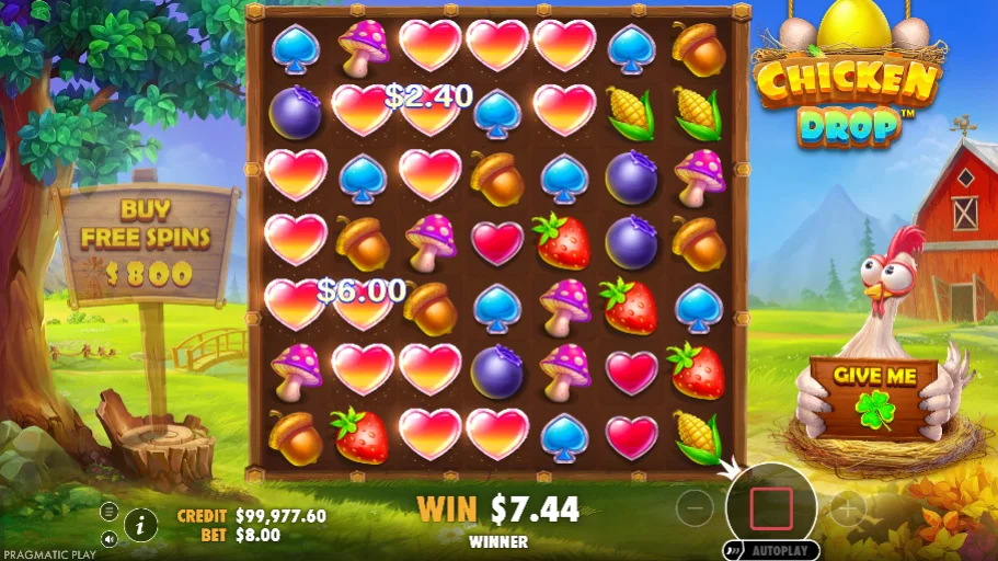 Jogo Chicken Drop