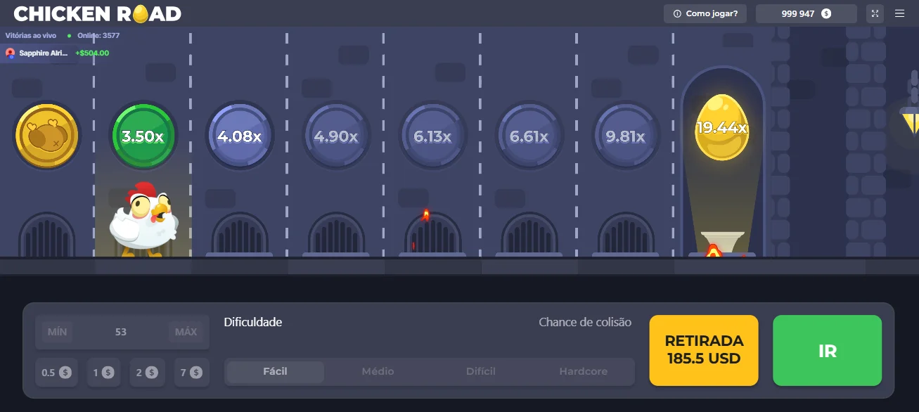 Jogo Chicken Road