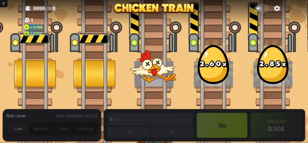 Jogo Chicken Train