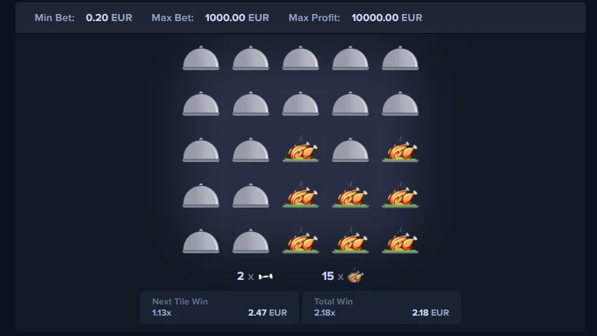 MyStake Chicken Demo Jogo